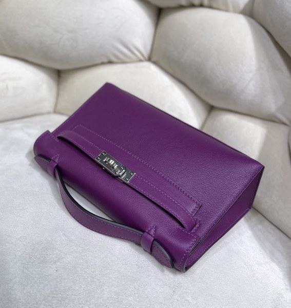  Handbags Hermes Kelly size:22 cm