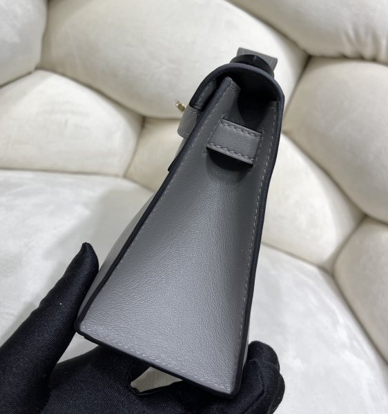  Handbags Hermes Kelly size:22 cm