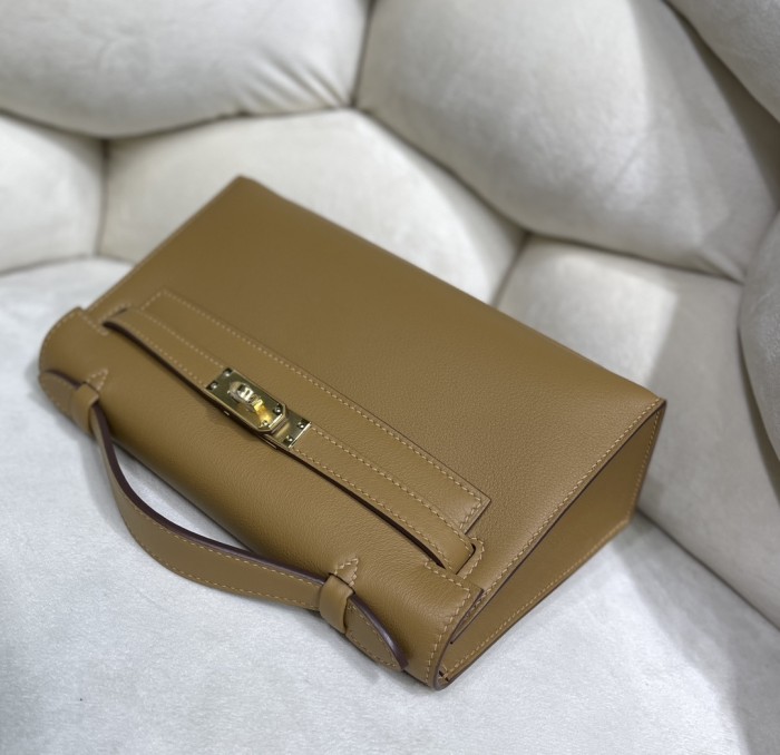  Handbags Hermes Kelly size:22 cm