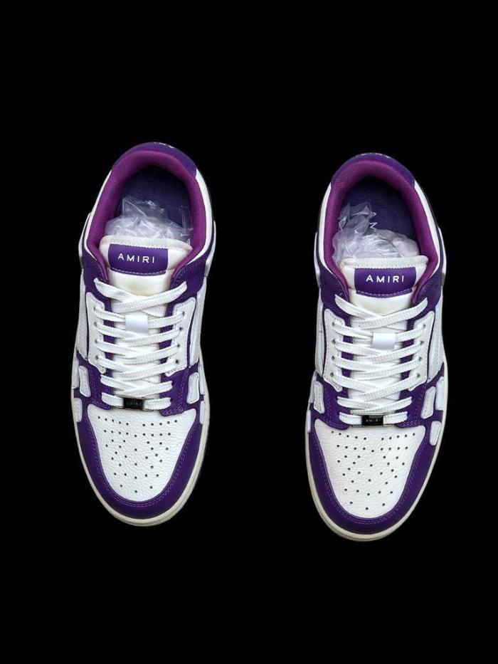 AMIRI Skel Top Low Purple White