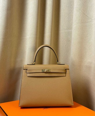  Handbags Hermes Kelly size:25 cm