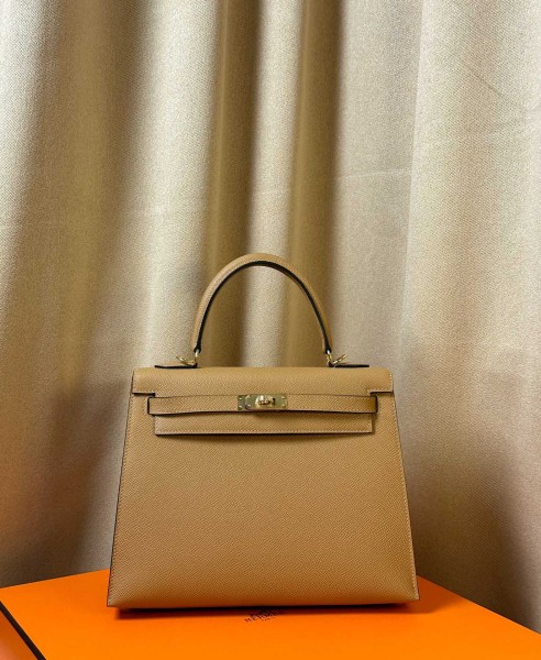  Handbags Hermes Kelly size:25 cm