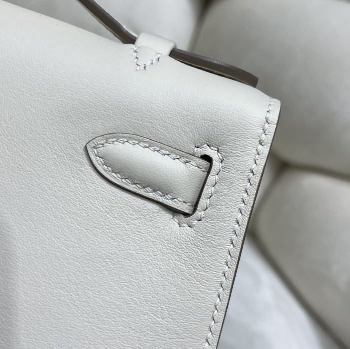  Handbags Hermes Kelly size:22 cm