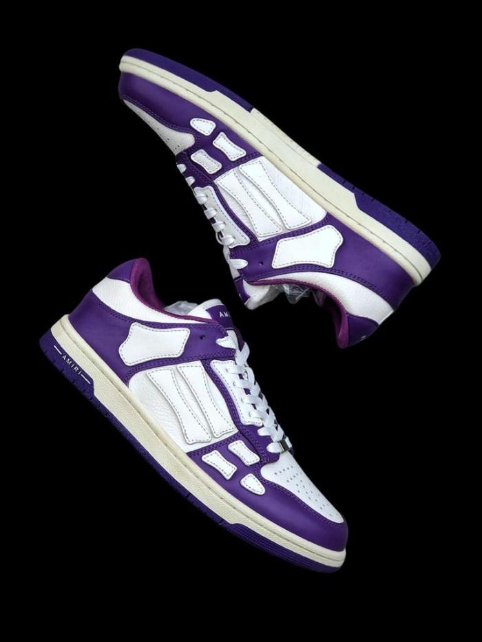 AMIRI Skel Top Low Purple White