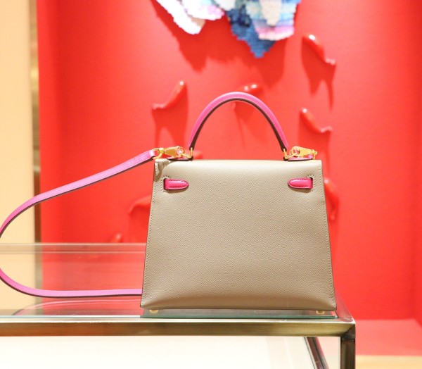  Handbags Hermes Kelly size:25 cm