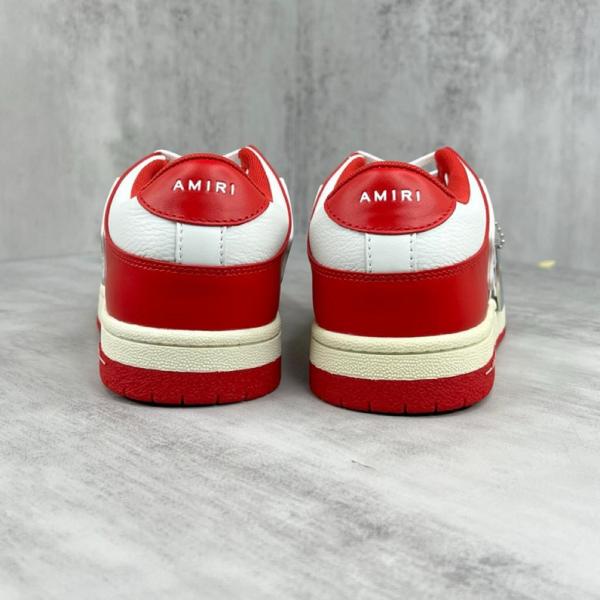 AMIRI Skel Top Low Red White