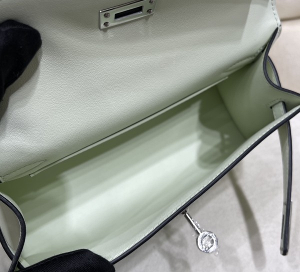  Handbags Hermes Kelly size:22 cm