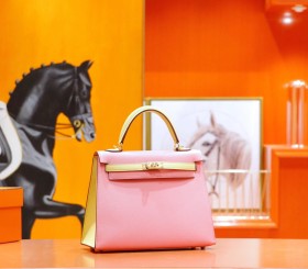  Handbags Hermes Kelly size:25 cm