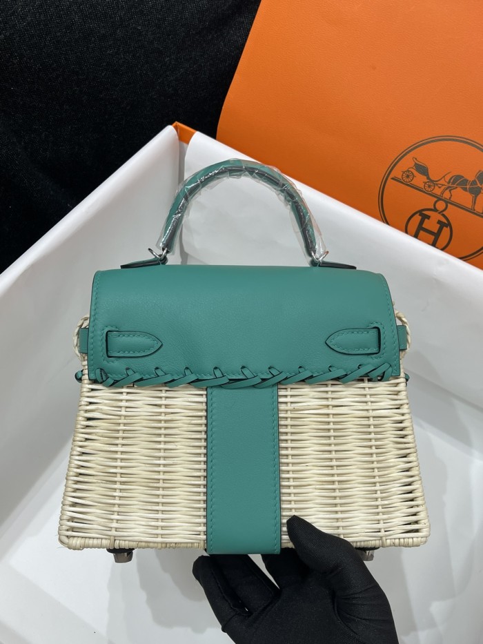  Handbags Hermes Kelly size:20 cm