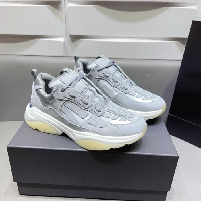 AMIRI Bone Runner Grey White