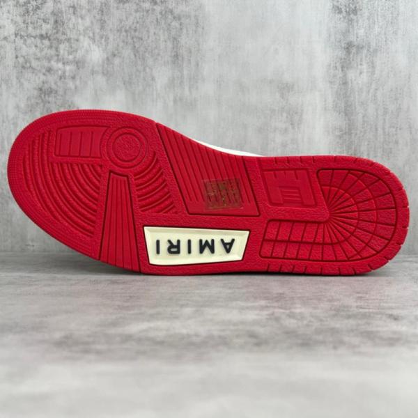 AMIRI Skel Top Low Red White