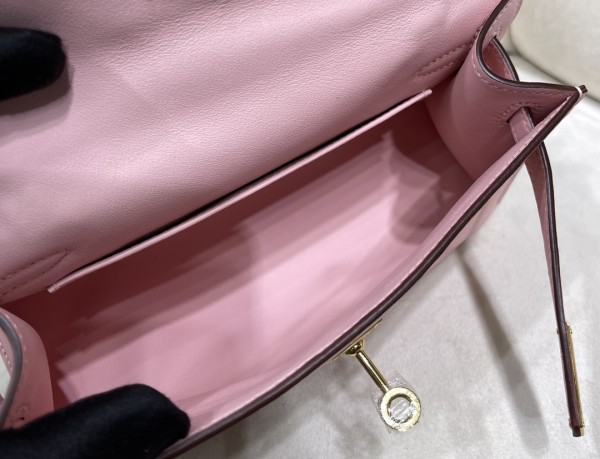  Handbags Hermes Kelly size:22 cm