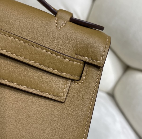  Handbags Hermes Kelly size:22 cm