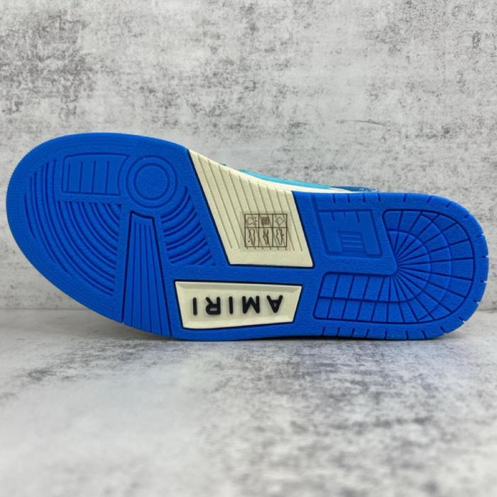 AMIRI Skel Top Low Bandana White Light Blue