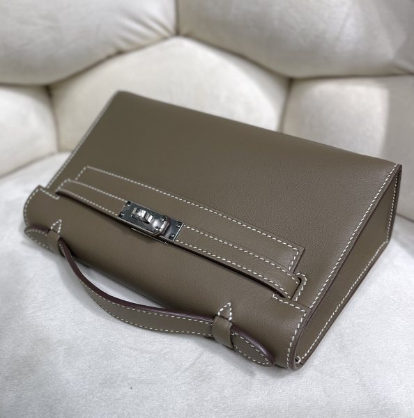  Handbags Hermes Kelly size:22 cm