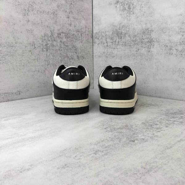 AMIRI Skel Top Low Black White