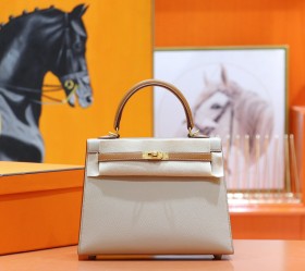  Handbags Hermes Kelly size:25 cm
