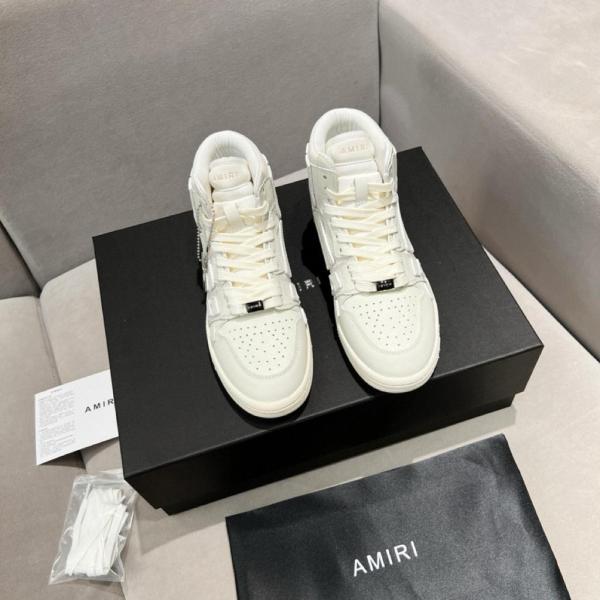 AMIRI Skel Top Hi Triple White