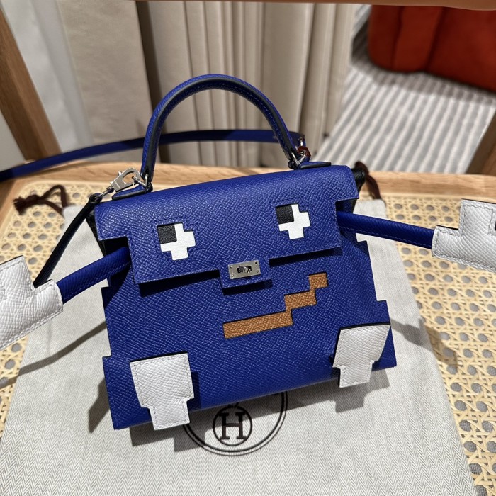 Handbags Hermes Kelly doll size:25 cm