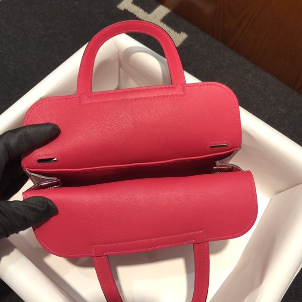  Handbags Hermes Halzan  size:22cm 