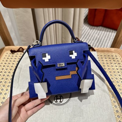 Handbags Hermes Kelly doll size:25 cm