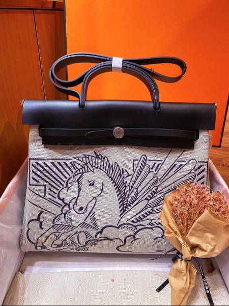  Handbags Hermes Herbag size:39 cm