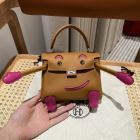  Handbags Hermes Kelly doll size:25 cm