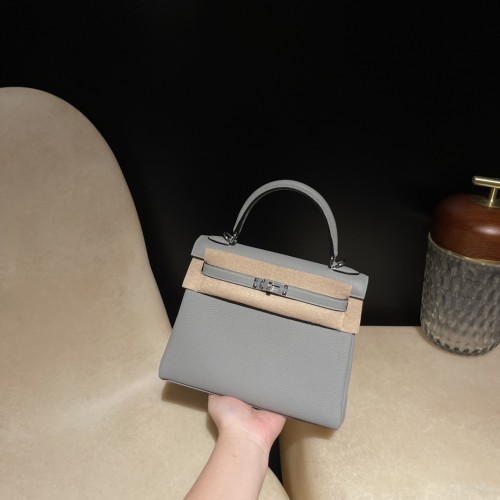  Handbags Hermes Kelly size:25 cm