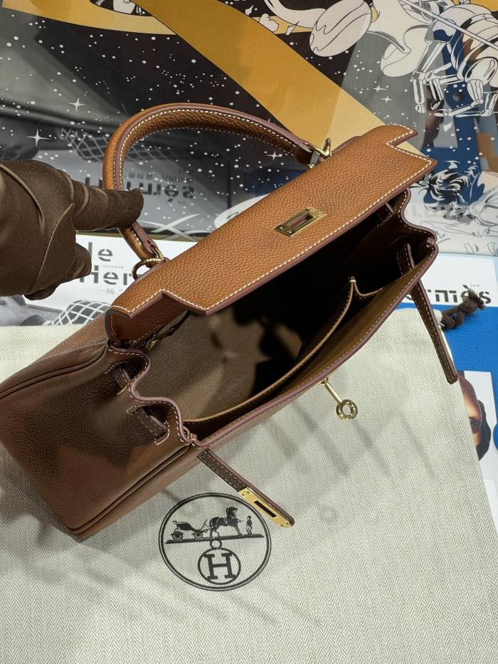  Handbags Hermes Kelly size:25 cm