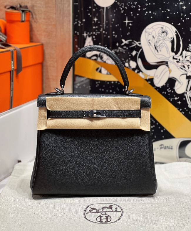  Handbags Hermes Kelly size:25 cm