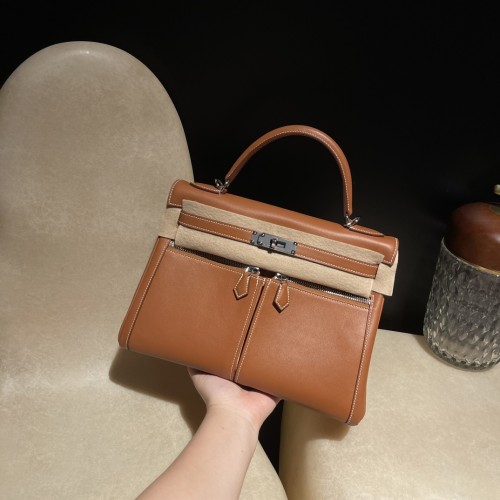  Handbags Hermes Kelly lakis size:32 cm