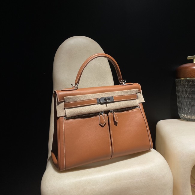  Handbags Hermes Kelly lakis size:32 cm