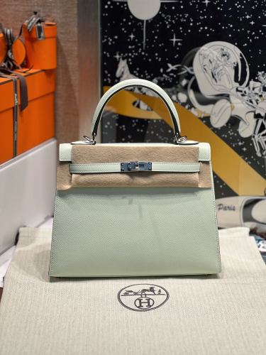  Handbags Hermes Kelly size:25 cm