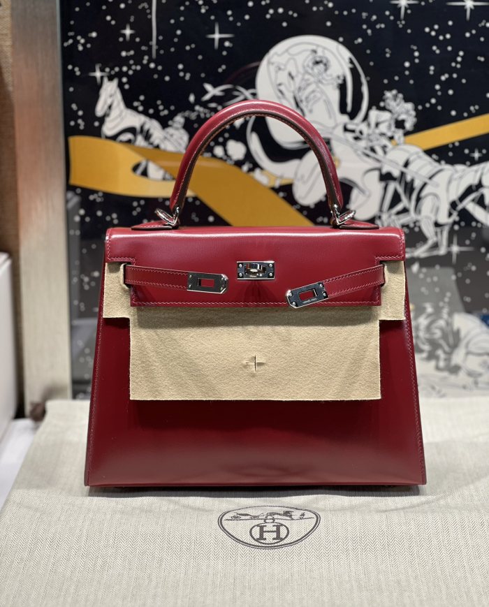 Handbags Hermes Kelly size:25 cm