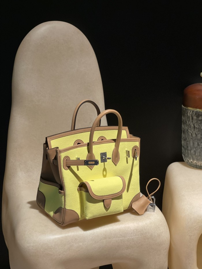  Handbags Hermes Birkin Cargo size:25 cm