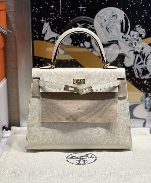  Handbags Hermes Kelly size:25 cm