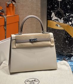  Handbags Hermes Kelly size:25 cm