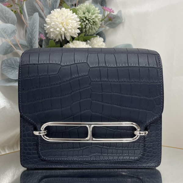  Handbags Hermes Roulis size:25 cm