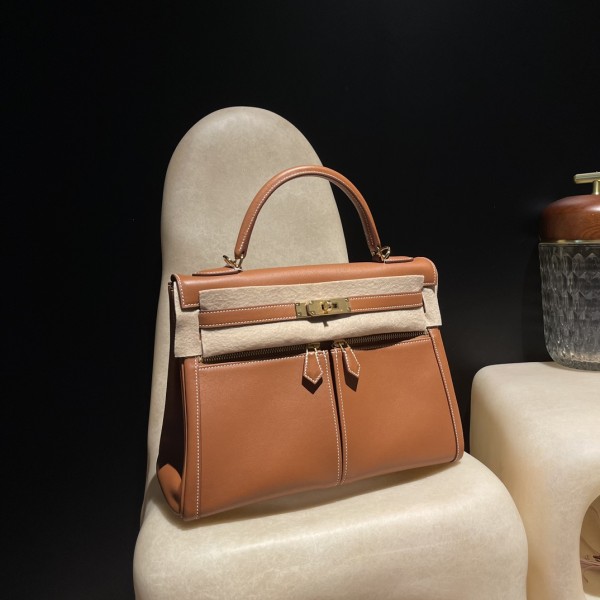  Handbags Hermes Kelly lakis size:32 cm