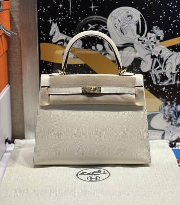  Handbags Hermes Kelly size:25 cm