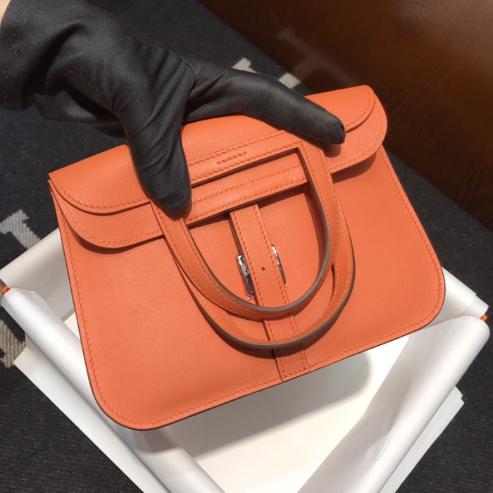 Handbags Hermes Hermes Halzan size:22cm