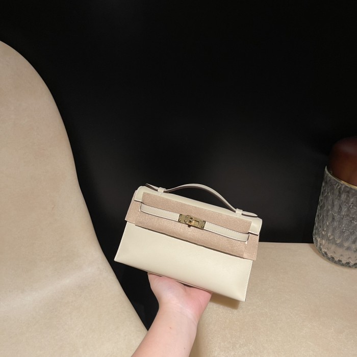  Handbags Hermes Kelly pochette