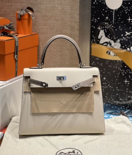  Handbags Hermes Kelly size:25 cm
