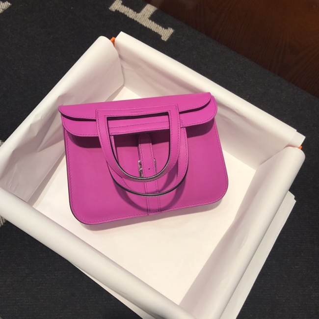  Handbags Hermes Halzan  size:22cm 