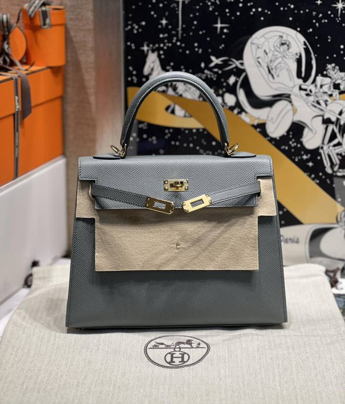  Handbags Hermes Kelly size:25 cm