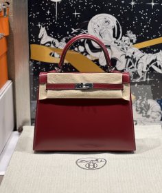  Handbags Hermes Kelly size:25 cm