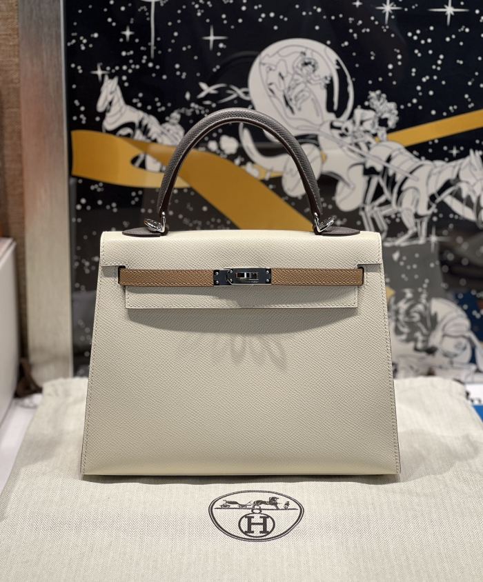  Handbags Hermes Kelly size:25 cm