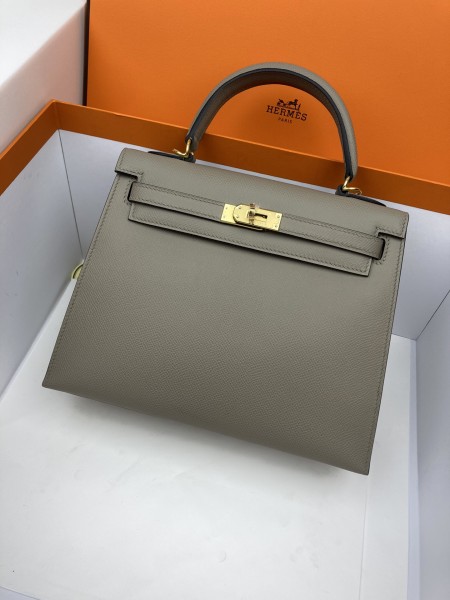  Handbags Hermes Kelly size:25 cm