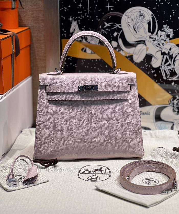  Handbags Hermes Kelly size:25 cm