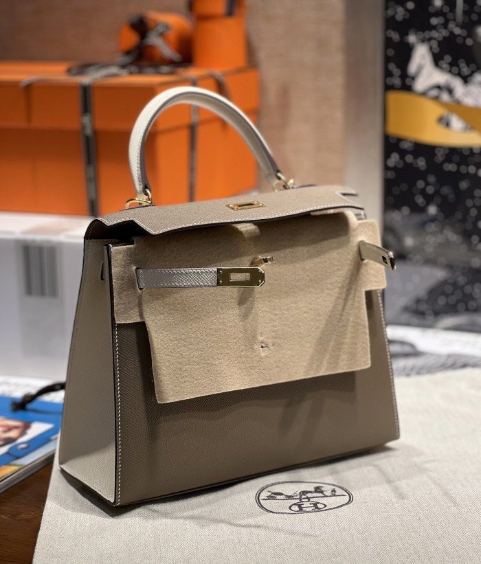  Handbags Hermes Kelly size:25 cm